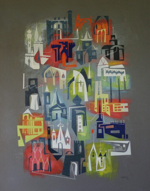 "The City" 1960 by Victor Reinganum 